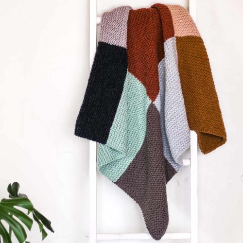 How to Knit a Blanket Beginner Pattern For Straight Needles