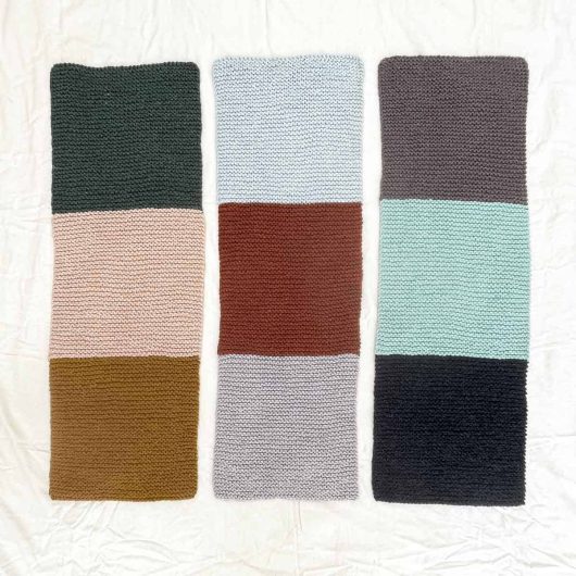 How to Knit a Blanket Beginner Pattern For Straight Needles