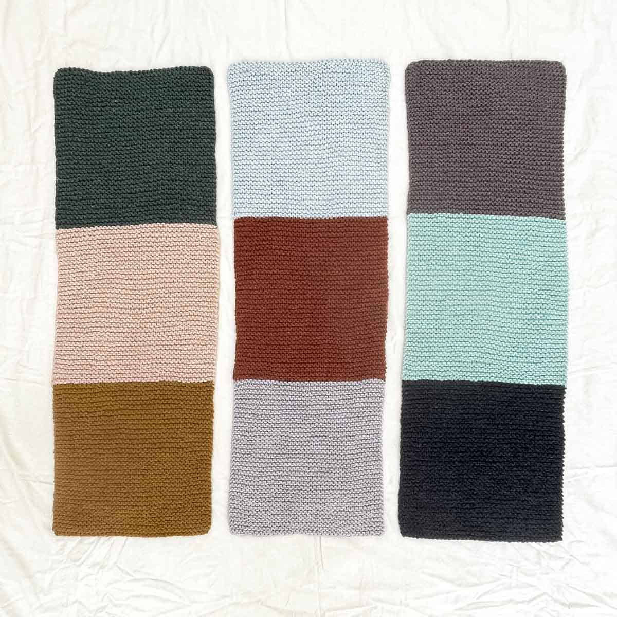 How to Knit a Blanket Beginner Pattern For Straight Needles