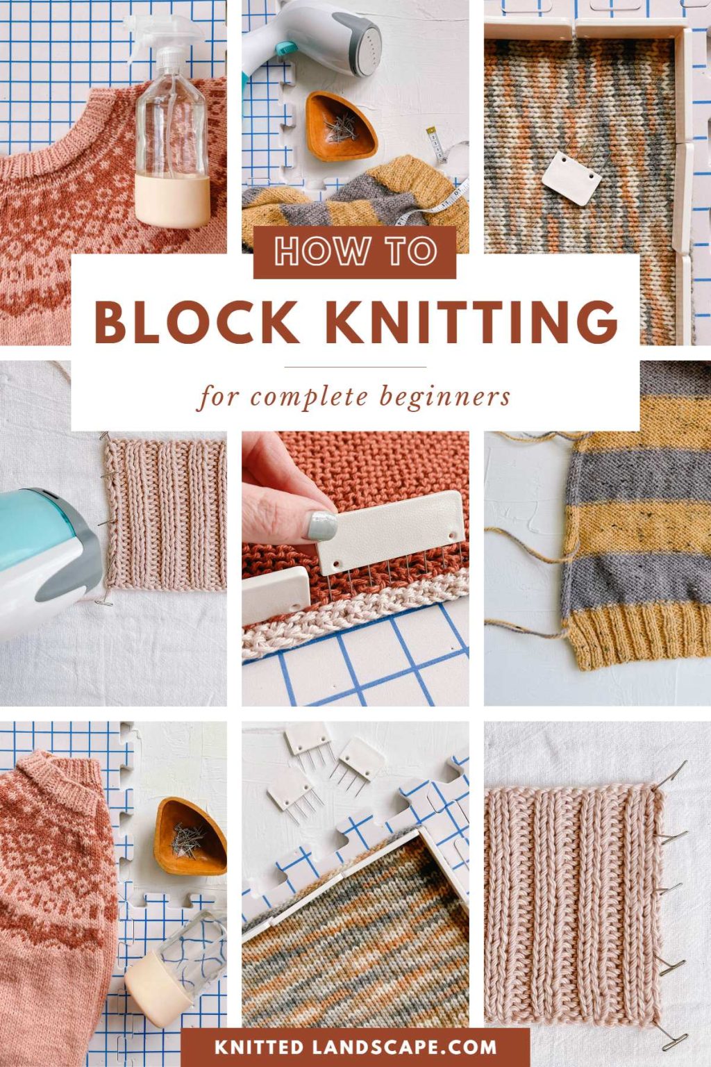 Beginner's Guide How To Block Your Knitting