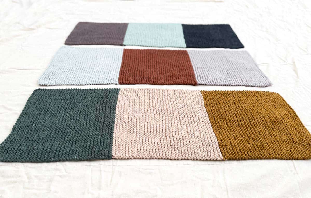 How to Knit a Blanket Beginner Pattern For Straight Needles