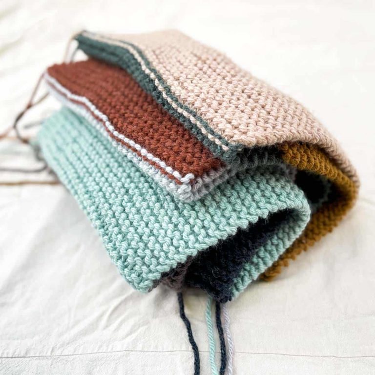 How to Knit a Blanket Beginner Pattern For Straight Needles